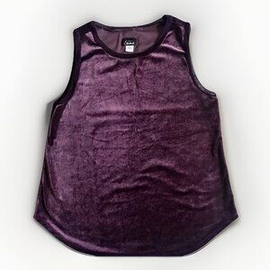 Simply Emma Purple Velvet Sleeveless Blouse Size 1X  Witchcore FairyCore‎ Fall